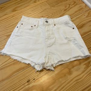 Urban Outfitters Pelmet White Jean Shorts